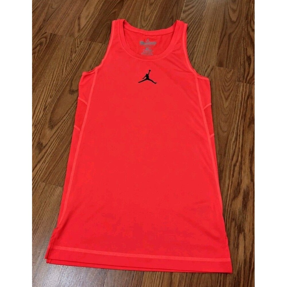 Jordan Training Dri-FIT Men's S Red Compression Tank Top Basketball - Picture 2 of 5